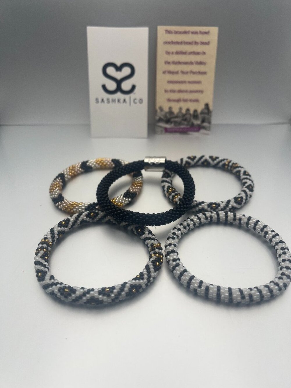 the Sashka Co. bracelets
